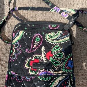 Vera Bradley Mini Hipster Crossbody Midnight Paisley Retired Pattern